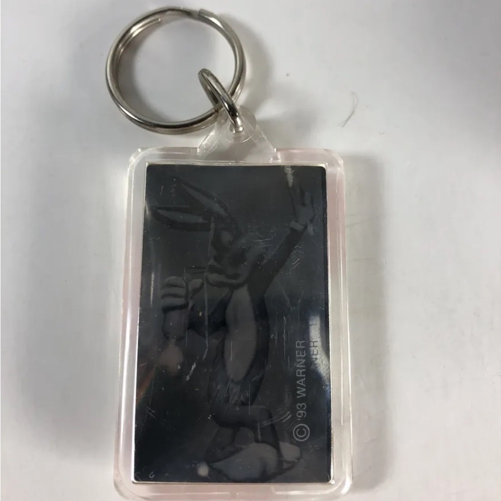 1993 Halo Fantasma Bugs Bunny Warner Bros. WB Looney Tunes Keychain: 2 Sided